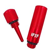 iFJF No Oil Leakage Aluminum Mess Free Oil Changes Red Funnel and Red Generator Magnetic Tip Dipstick Oil Dip Stick for Honda Inverter Generator for EU1000i 2000i 3000i with Crisp Knurling Design