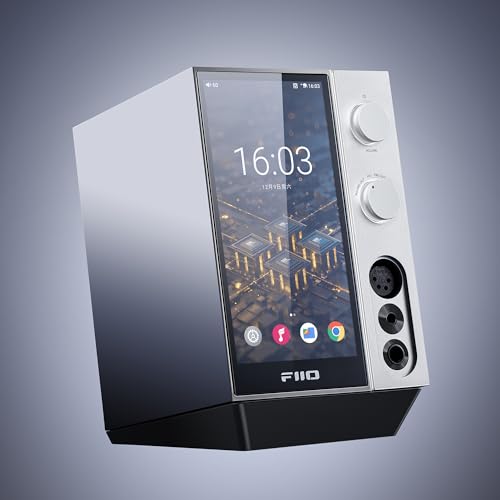 FiiO R9 Android Media Streamer, Network Player, HDMI/MQA Full Decode, USB DAC, DSD512 PCM768kHz/32Bit Bluetooth 5.0, 6’’HD Touchscreen
