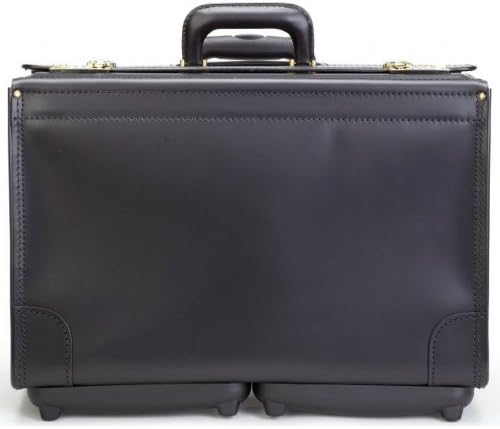 Korchmar Mobile Maximizer Wheeled Leather 18" Catalog Case