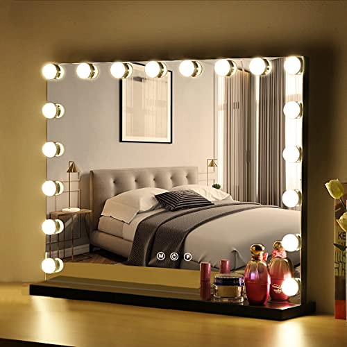 MISAVANITY Hollywood Makeup Vanity Mirror with Lights,Large Lighted