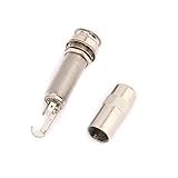Musiclily Output Stereo End Pin Jack for Acoustic Guitar, Nickel