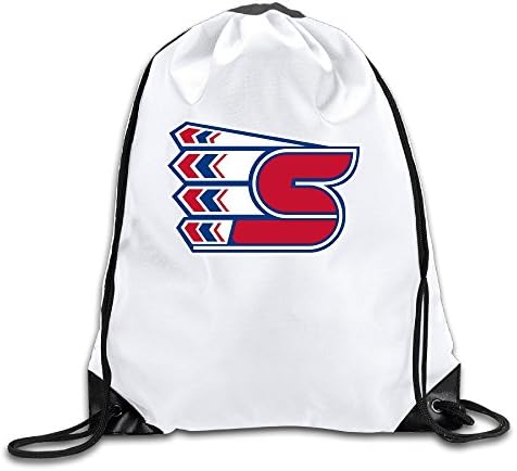 SPOKANE CHIEFS Lightweight Drawstring Bag Pouch Backpack White Size One Size