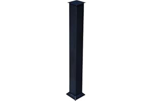 MEIYIHUI 4x4x40 H Heavy Duty Outdoor Mailbox Post, Steel Mailbox Stand, Mounting Post for Concrete
