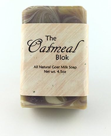 Oatmeal Bar - One All Natural Goat Milk Soap With Ground Oats (4.5oz)