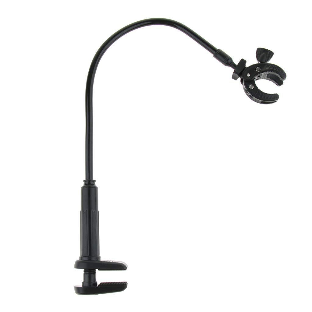 P Prettyia Professional Dog Pet Grooming Table Hair Dryer Stand Holder Hands-Free - Black, as described