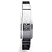 KONOV Mens Womens Rubber Stainless Steel Bracelet, Cross Prayer Cuff Bangle, Black Silver