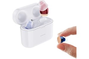 MIRASING Hearing Aids to Assist Hearing for Seniors & Adults, Newest Digital Rechargeable Hearing Aids, Invisible Personal Sound Hearing Amplifier with Intelligent Noise Reduction