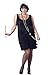California Costumes Women's Fashion Flapper Plus Size Costume, Black, 2XL (18-20) primary