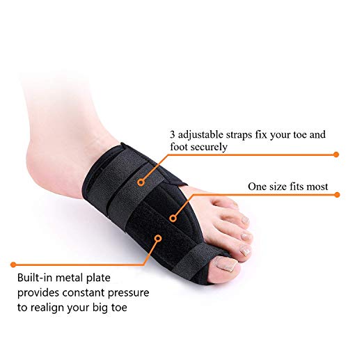 FanProd Bunion Corrector, Bunion Splint, Bunion Relief, Orthopedic Bunion Corrector, Bunion Brace for Women, Toe Brace,Straightener, Toe Corrector, Toe Splint, Unisex.
