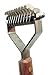 Mars Coat King Dematting Undercoat Grooming Rake Stripper Tool for Dogs and Cats, Stainless Steel with Wooden Handle for Thick Coats, 10-Blade Stripper for Groomers, Pet Owners