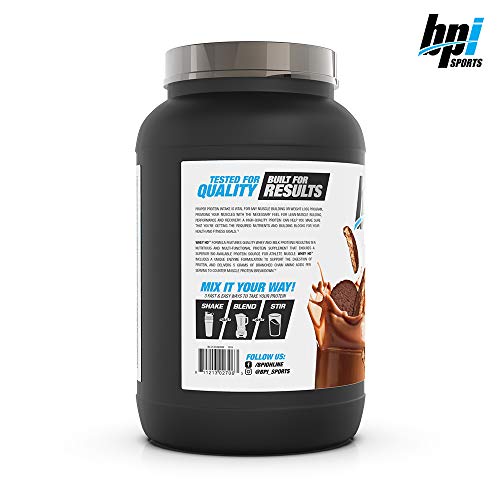 BPI Sports Whey HD Ultra Premium Protein Powder, Chocolate Cookie, 1.8 Pound - Thumbnail 3