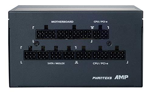 Phanteks AMP Series 750W 80PLUS Gold, ATX Power Supply, Fully Modular, Hybrid Mode, Silent Fan, Revolt PRO Link Certified