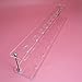 Fullkang Clear Acrylic 10 Lattices Cosmetic Shelf 10pcs Brush Storange Place Organizer