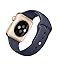 Apple Watch Gen 1 Sport 42mm Gold Aluminum - Midnight Blue Sport Band MLC72LL/A