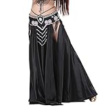 AvaCostume Womens Split Sides Long Belly Dance Skirts