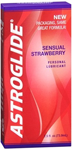 Astroglide Personal Lubricant Sensual Strawberry 2.50 oz (Pack of 3)