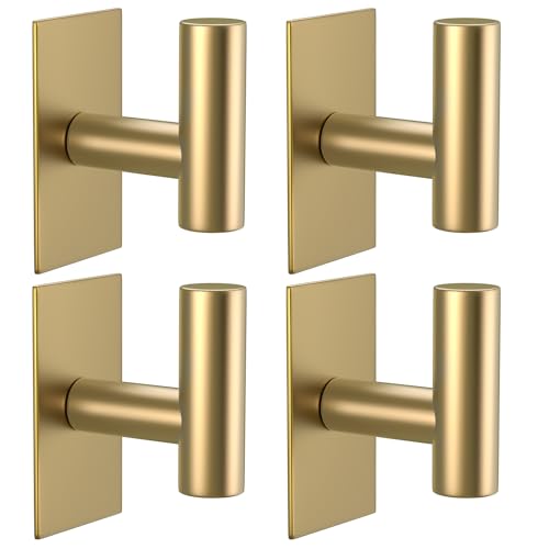 VAEHOLD Wall Towel Hooks, Heavy Duty Sticky Holder Waterproof Towel Hooks for