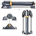 Ohuhu Oscillating Sprinkler for Yard with 20 Nozzles & Adjustable Spray, Up to 3,600 Sq. Ft Watering Range, Stable Metal Base Lawn Sprinklers Garden Sprinkler