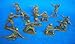 WWII - Romanian Infantry Plastic Army Men: 12 piece set of 54mm Figures - 1:32 Scale
