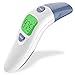 Hobest Baby Thermometer, Clinical Tested Infrared Forehead and Ear Thermometer, Accurate Digital Thermometer with Fever Alarm Function for Kids Toddler Children Adults-CE and FDA Approved