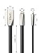 HWG USB to Lightning Cable 2-Pack for iPhone 7 6S / 6 Plus, iPhone SE, iPhone 5S 5C 5, iPad, iPod - 3.3 Feet - 1 meter - Zinc-Alloy - Tangle-Free (Black+Black)