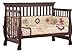 Stork Craft Carrara 4-in-1 Fixed Side Convertible Crib