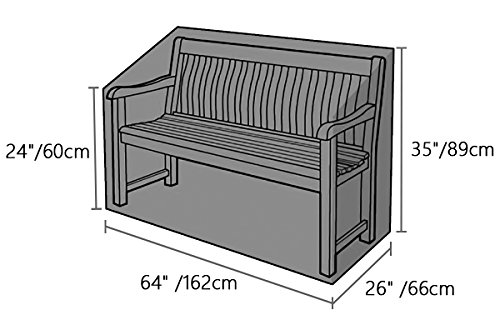 image for F Fellie Cover 64-inch Outdoor Bench Cover Water Resistant Patio Bench