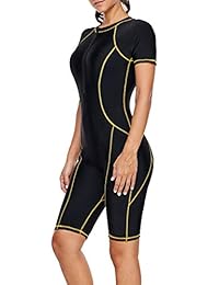 ROSKIKI traje de baño de una pieza con cremallera frontal para dama