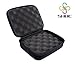 SHBC Portable Pocket Pistol Case with Rubber Handel,Compact Size and Foam Interior - Shockproof and Water Resistent - Fits Most Glock, Smith and Wesso