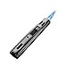 Honest Cigar Cigarette Lighter Jet Torch Dual Blue Flame, Creative Refillable Butane Gas Ajustable Flame Torch
