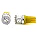 Alla Lighting High Power 5730 SMD T10 Wedge 194 168 2825 W5W LED Light Bulbs (Yellow)