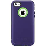 OtterBox Defender Series Case for iPhone 5c - Retail Frustration-Free Packaging - (VIOLET PURPLE / GLOW GREEN)