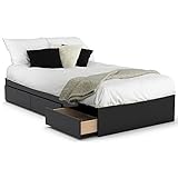 Avenue Twin Size Storage Bed 223906 from Nexera, Black