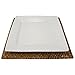 6 Pack Bamboo & Rattan 14” Square Charger Plates By Malacca Elements Dinner Servers