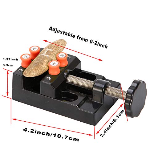image for Qiaoshans Universal Mini Drill Press Vise Clamp Table Bench Vice for J