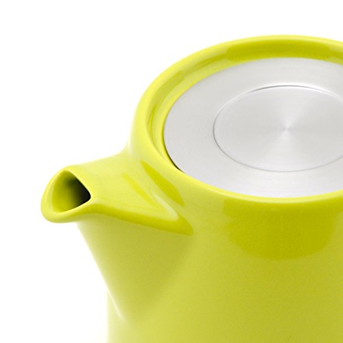 FORLIFE Stump Teapot with SLS Lid and Infuser, 18Ounce, Lime The