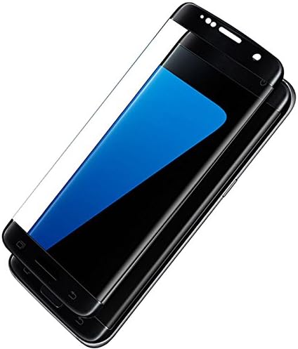 lzfyoo Galaxy S7 edge Screen Protector Tempered Glass for Samsung 3D Curved Edge Ultra Clear 9H Hardness (black)