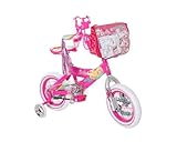 Barbie Girl's Bike, Pink/White, 12-Inch