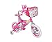 Barbie Girl's Bike, Pink/White, 12-Inch