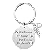 iJuqi Birthday Gifts for Best Friend Women - Not Sisters By Blood But Sisters By Heart Friendship Keychain BFF Gifts Christmas Birthday Gifts for Best Friend Female
