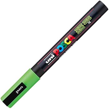 Posca PX36806000 Acrylic Paint Marker, Fine, 1 Item, Apple Green