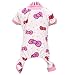 Urparcel Puppy Pet Dog Cotton Pajamas Cartoon Printed Clothes Jumpsuit Shirt (XXS(Tag:XS), Rose)