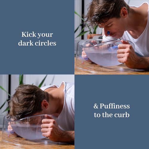 The FaceTub Face Ice Bath Bowl with Breathing Tube, Face Tub Ice Bowl for Cold Therapy to Support Skin Health & Relaxation, FaceTub for Facial Bath Cold Plunge, Vagus Nerve Stimulator Made in the USA