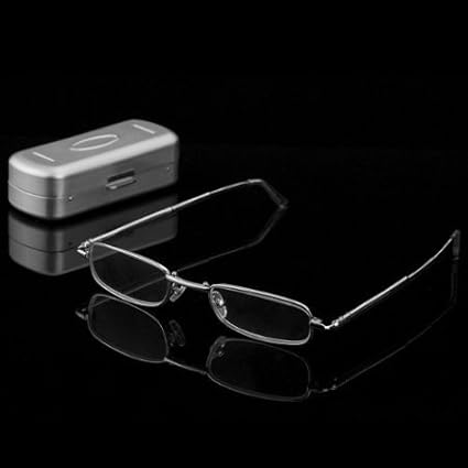 THGTM Lesebrille, faltbar, für Damen und Herren, (+1.00, 1.50, 2.00, 2.50, 3.00)