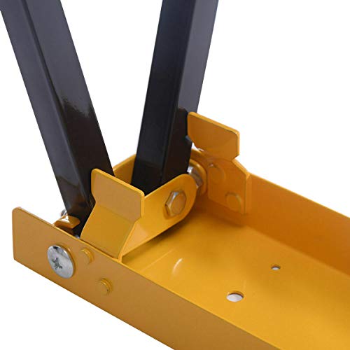2 Pack Heavy Duty Saw Horse Steel Folding Legs Sawhorse 275 lbs Capacity Each