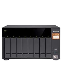 QNAP ts 832 X  8g us 8 bahías de alto rendimiento NAS de 64 bits con integrado 2 x 10 GbE (SFP +) red, cifrado de hardware, Quad Core 1.7 GHz, 8 GB RAM, 2 x 1 GbE