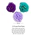 CGL Pool Mermaid Party Supplies Kit - Party Favors Girls Birthday Party Baby Shower - Banner, Pom Poms, Balloons, Cupcake Toppers and Party Hats 76 Pack