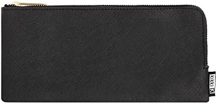 kikki.K Textured Leather Pencil Case: Black