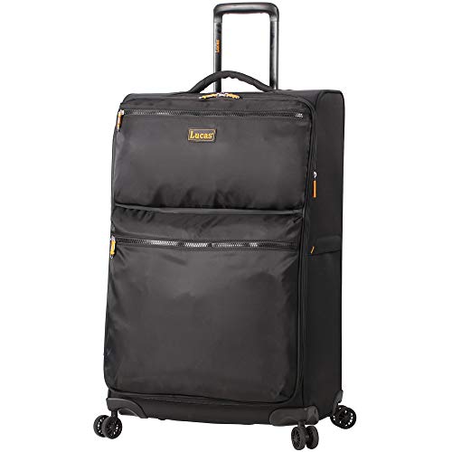 Lucas Designer Luggage Collection Expandable 24 Inch Softside Bag