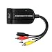 Wiistar AV CVBS to HDMI Converter Male Composite Female RCA S-video to HDMI Adapter Support 720P 1080P for TV VHS VCR DVD primary